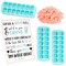 Juvale Baby Shower Games Kit - 60 White Tiny Plastic Babies, 3 Ice Cube Trays - My Water Broke Ice Cube Challenge & Shower Activity Supplies